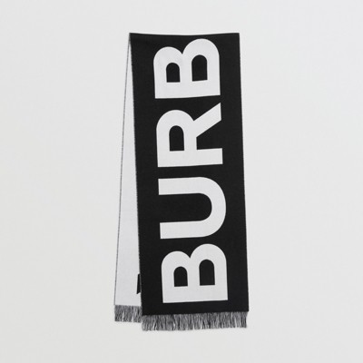 burberry scarf mens black