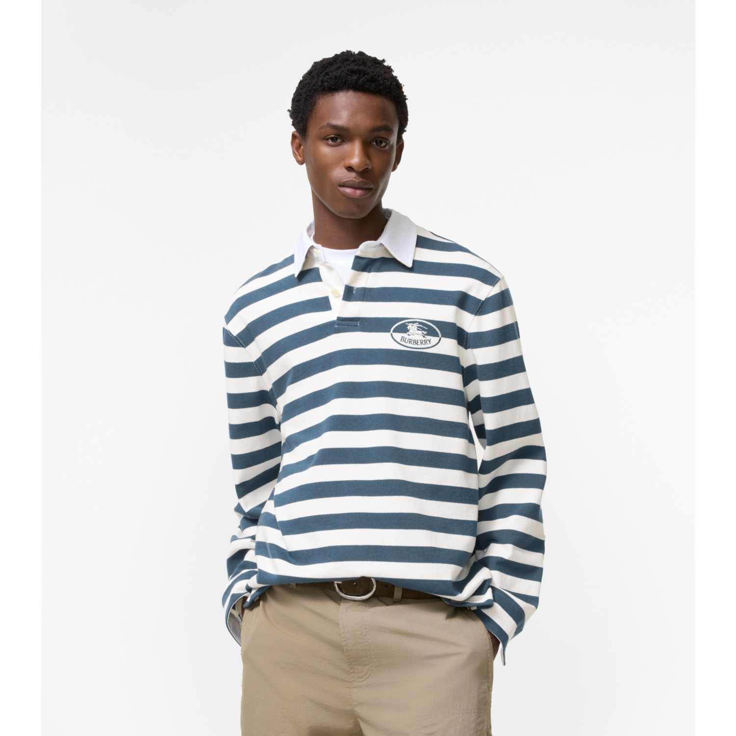 Knight Stamp Cotton Rugby Shirt