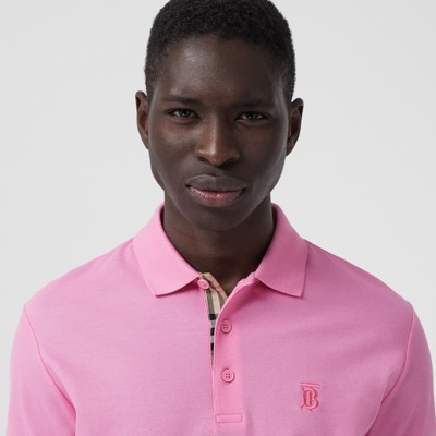 pink burberry shirt men's