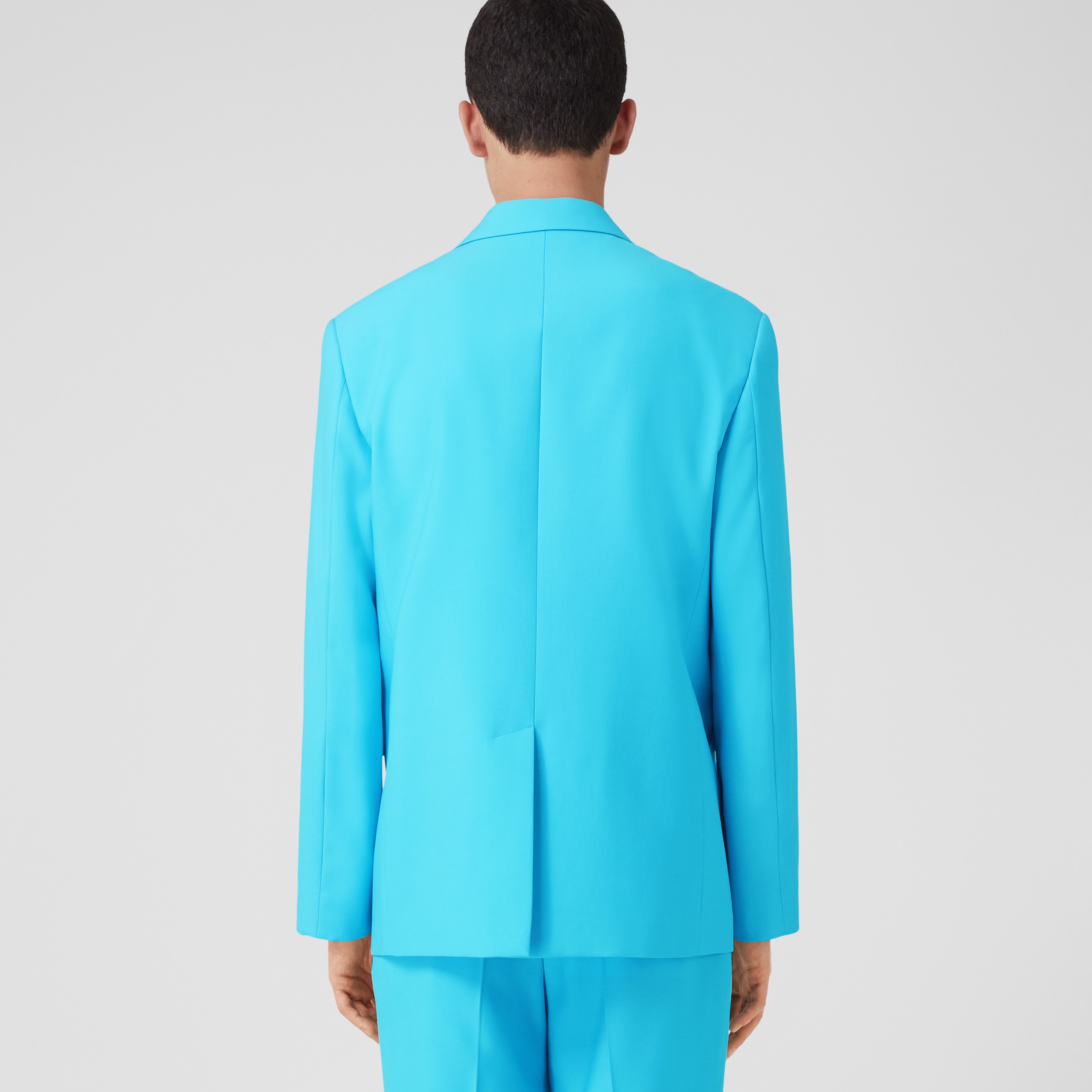 Veste de costume en laine (Bleu Opale Vif) - Homme | Site officiel Burberry® - 2