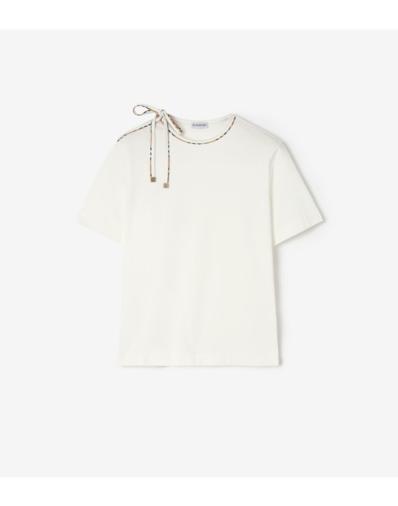 タイスリーブ コットンTシャツ