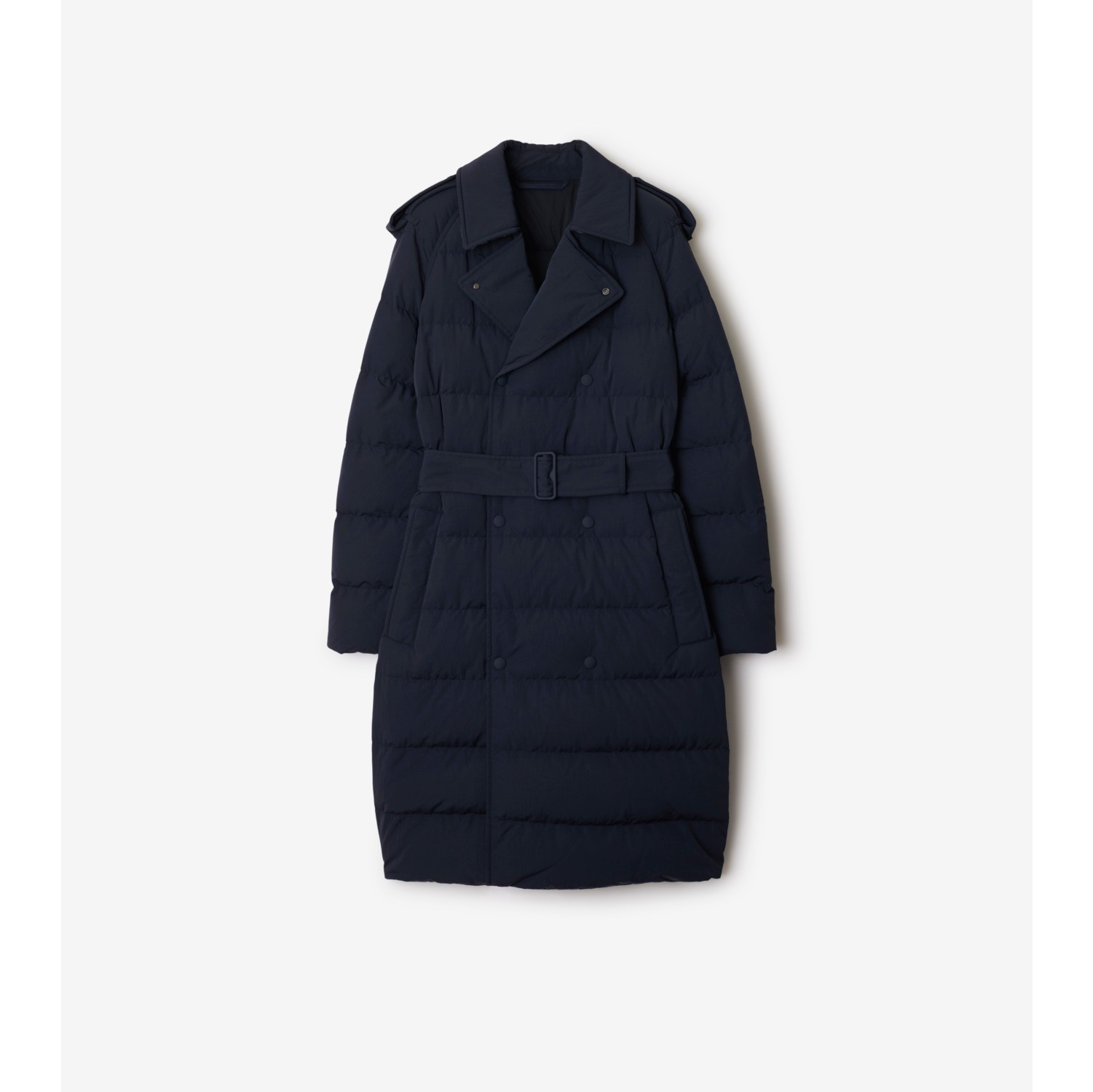 Mid-length Nylon Puffer Coat