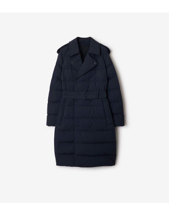 Mid-length Nylon Puffer Coat