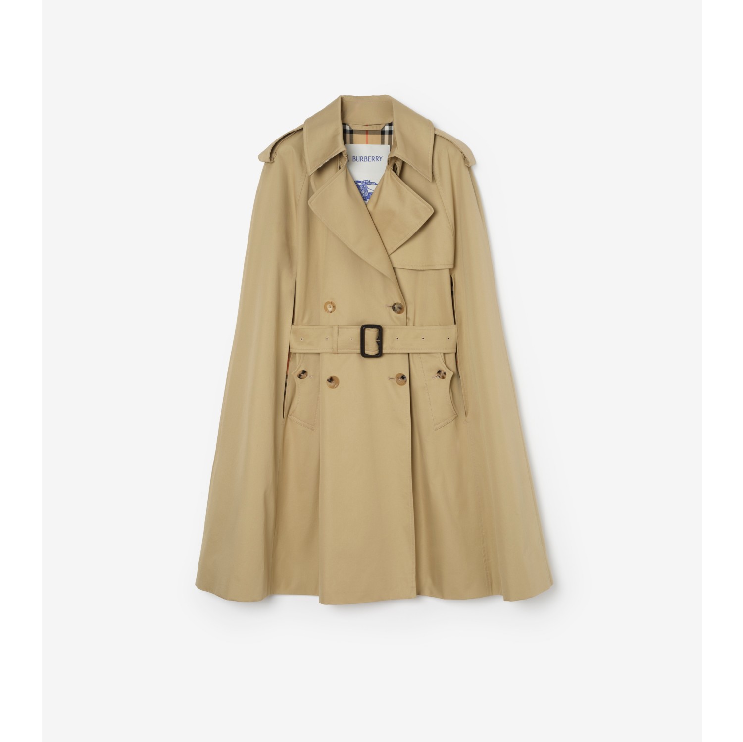 Cape trench Belmont en gabardine