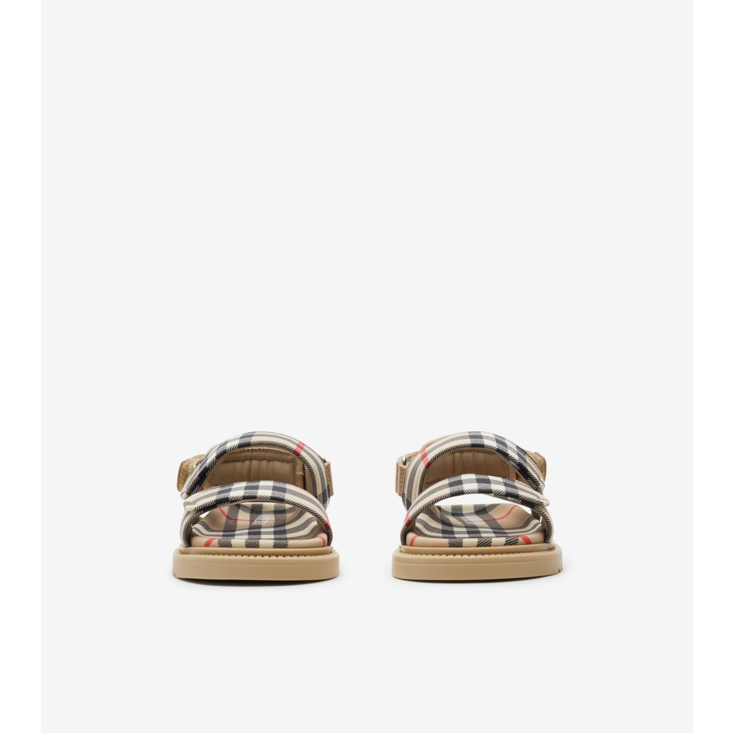 White burberry shop sandals