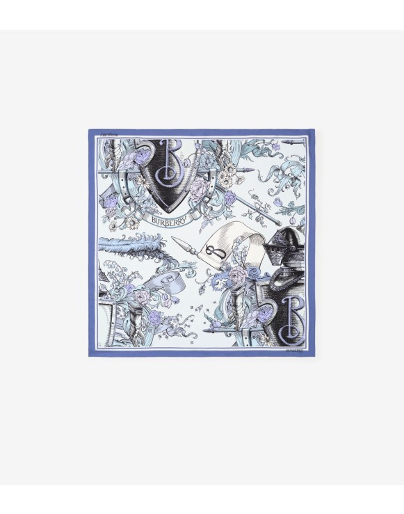 Etched Knight Silk Scarf