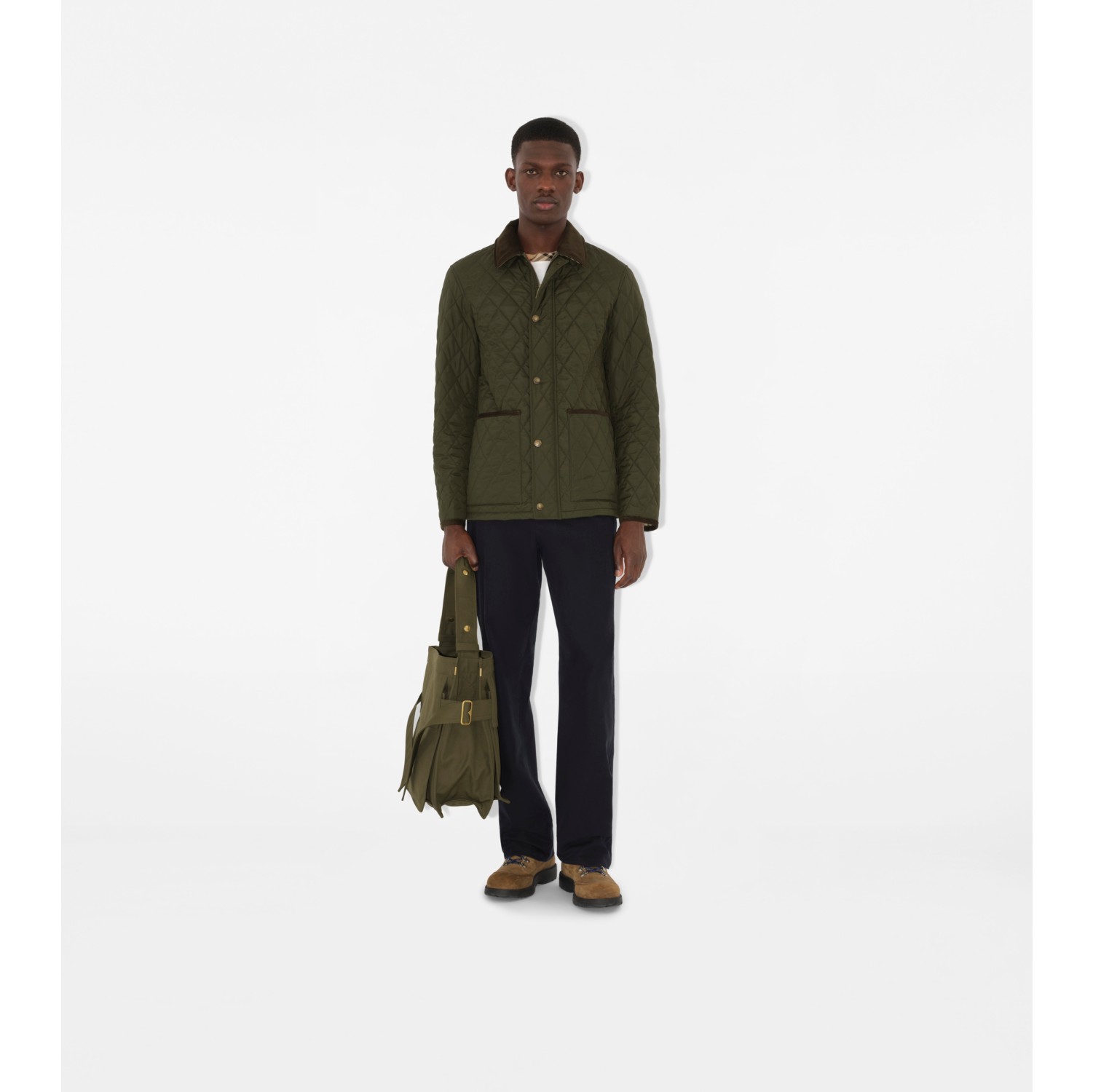 Veste de campagne matelassée en nylon