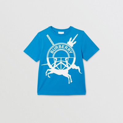 burberry t shirt kids blue