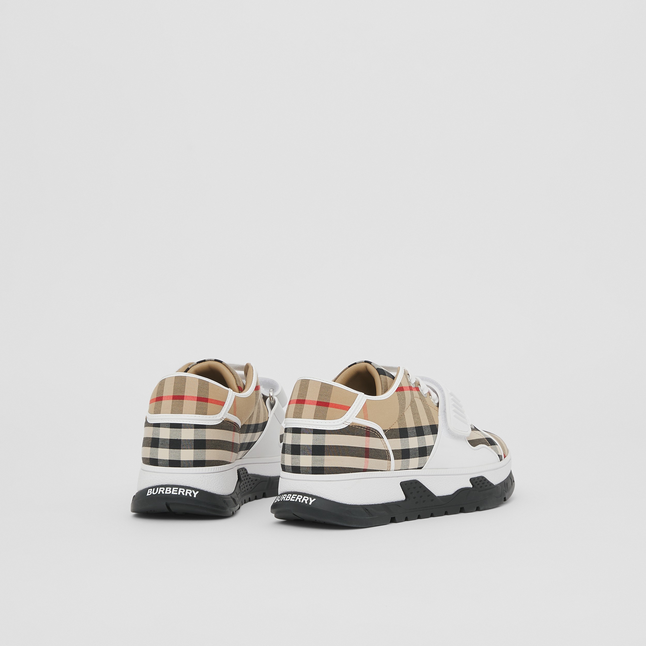Baumwoll-Sneaker mit Vintage Check-Muster (Vintage-beige) | Burberry® - 3