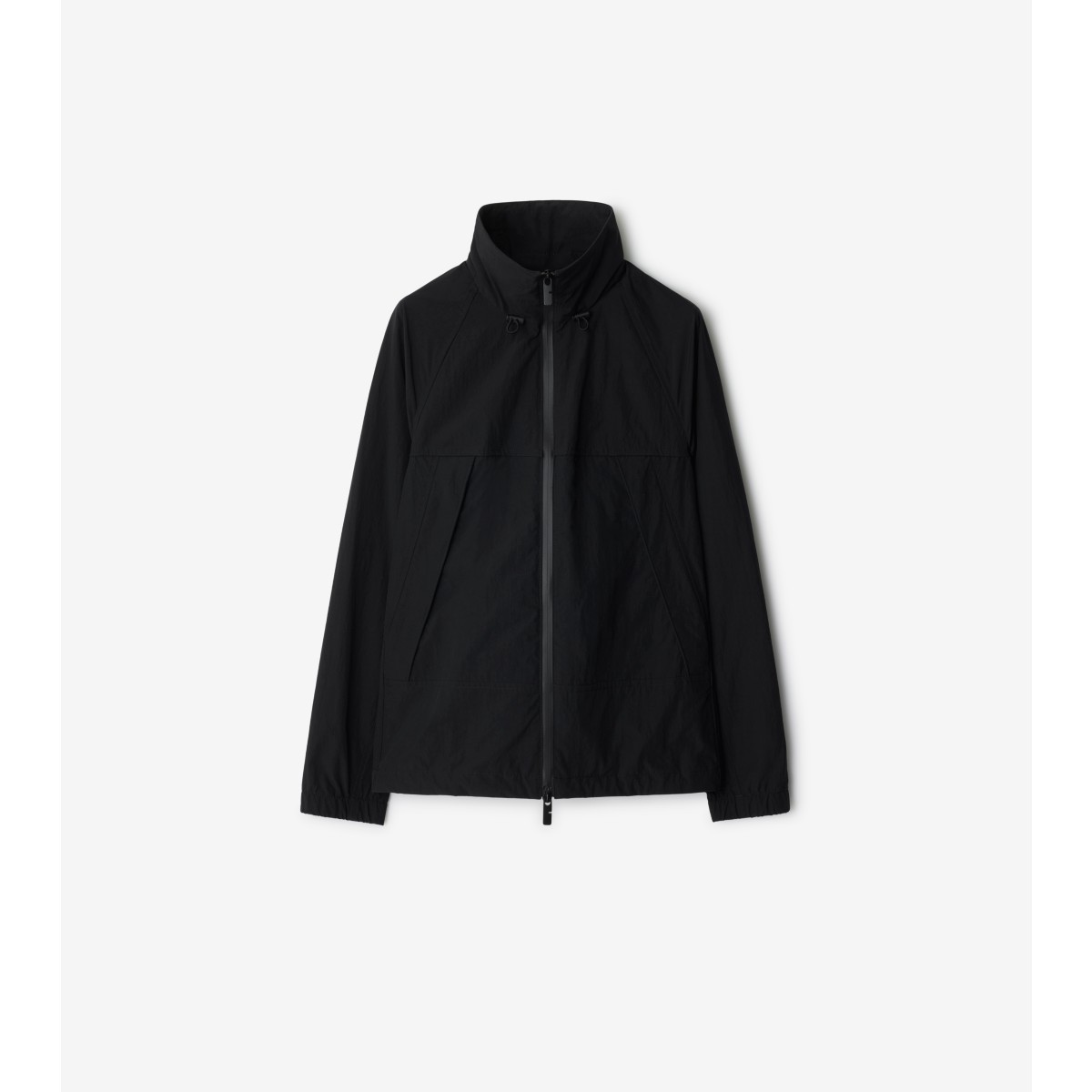 Shop Burberry Ekd Cotton Blend Jacket In Black