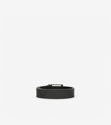 Reversible Check Belt In Charcoal/graphite - Men | Burberry® Official