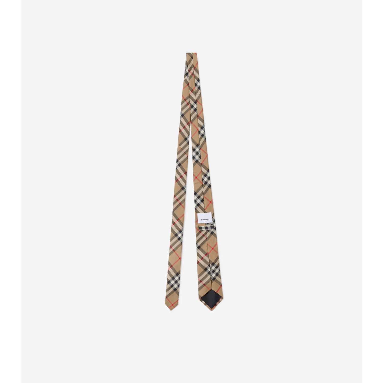 Cravate classique en soie Vintage check