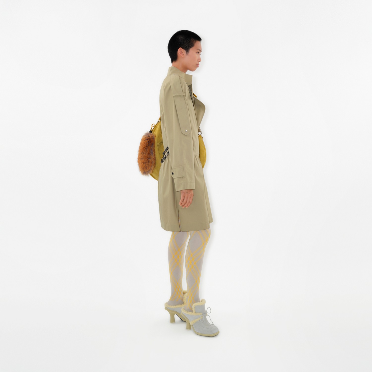 Vestido estilo trench coat en algodón (Hunter) - Mujer | Burberry® oficial