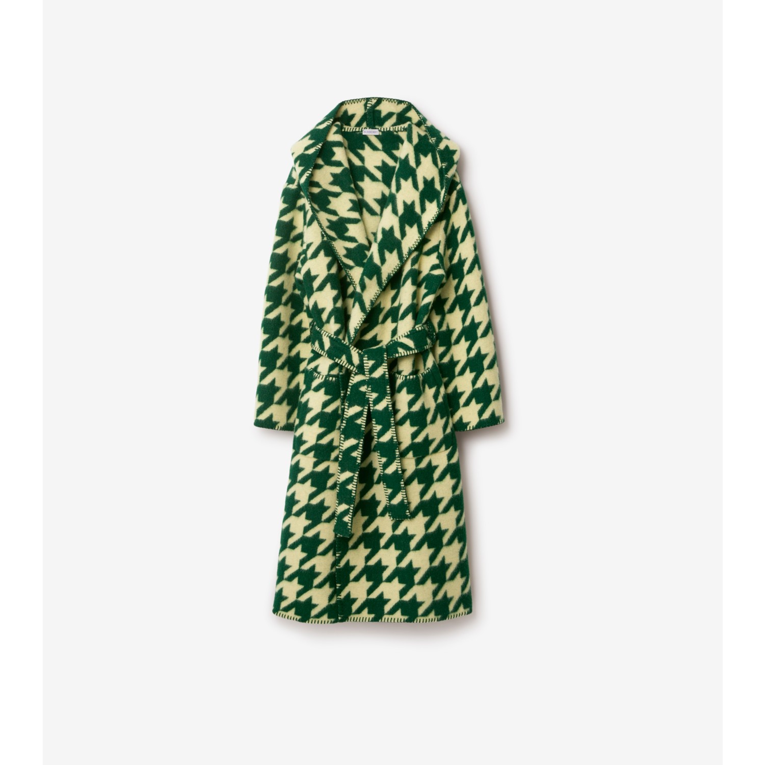 Burberry houndstooth hot sale coat