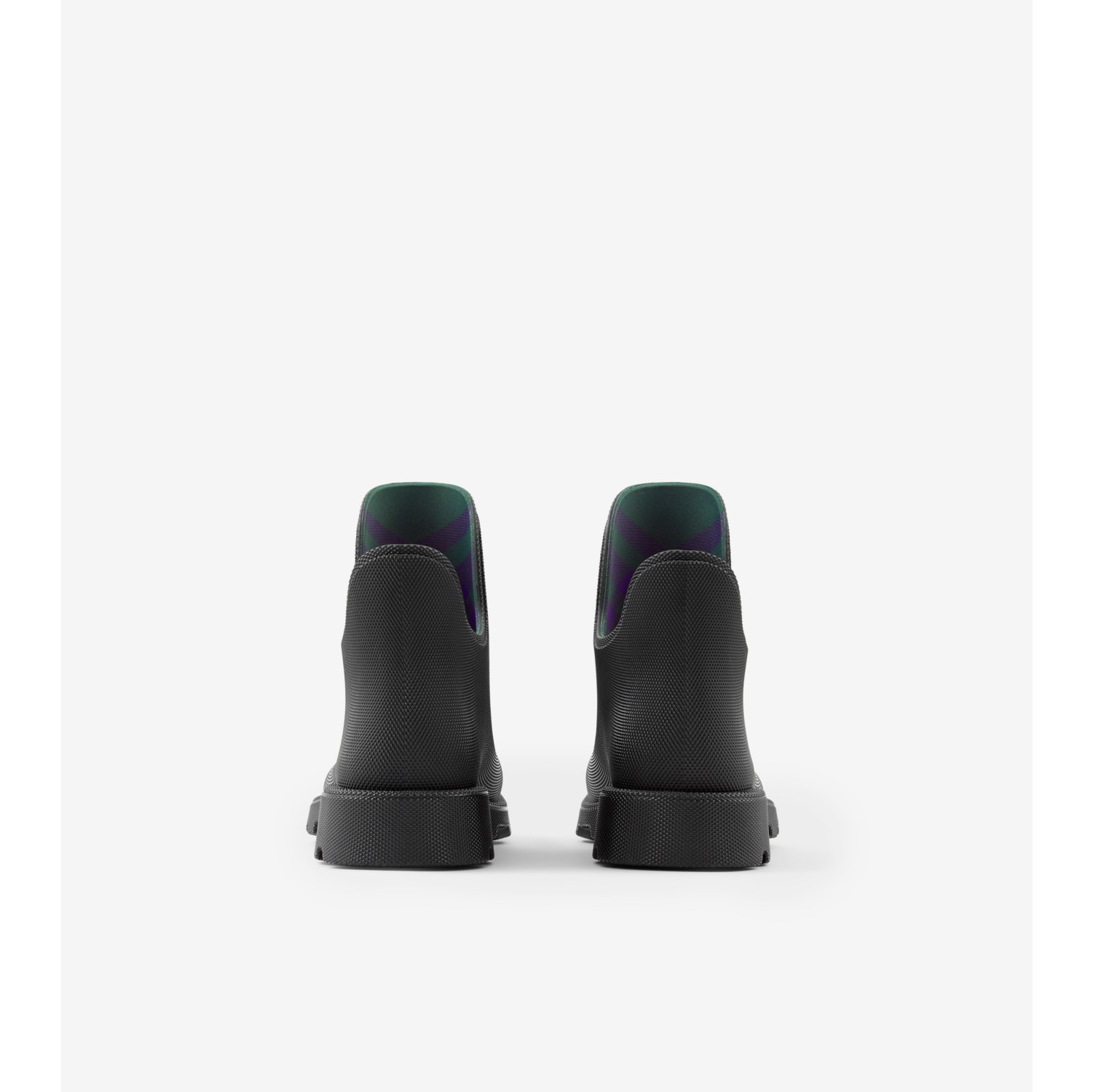 Rubber Marsh Low Boots in Black - Men | Burberry® Official