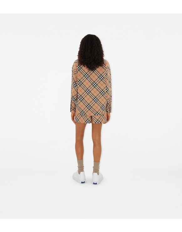 Chemise en coton Check