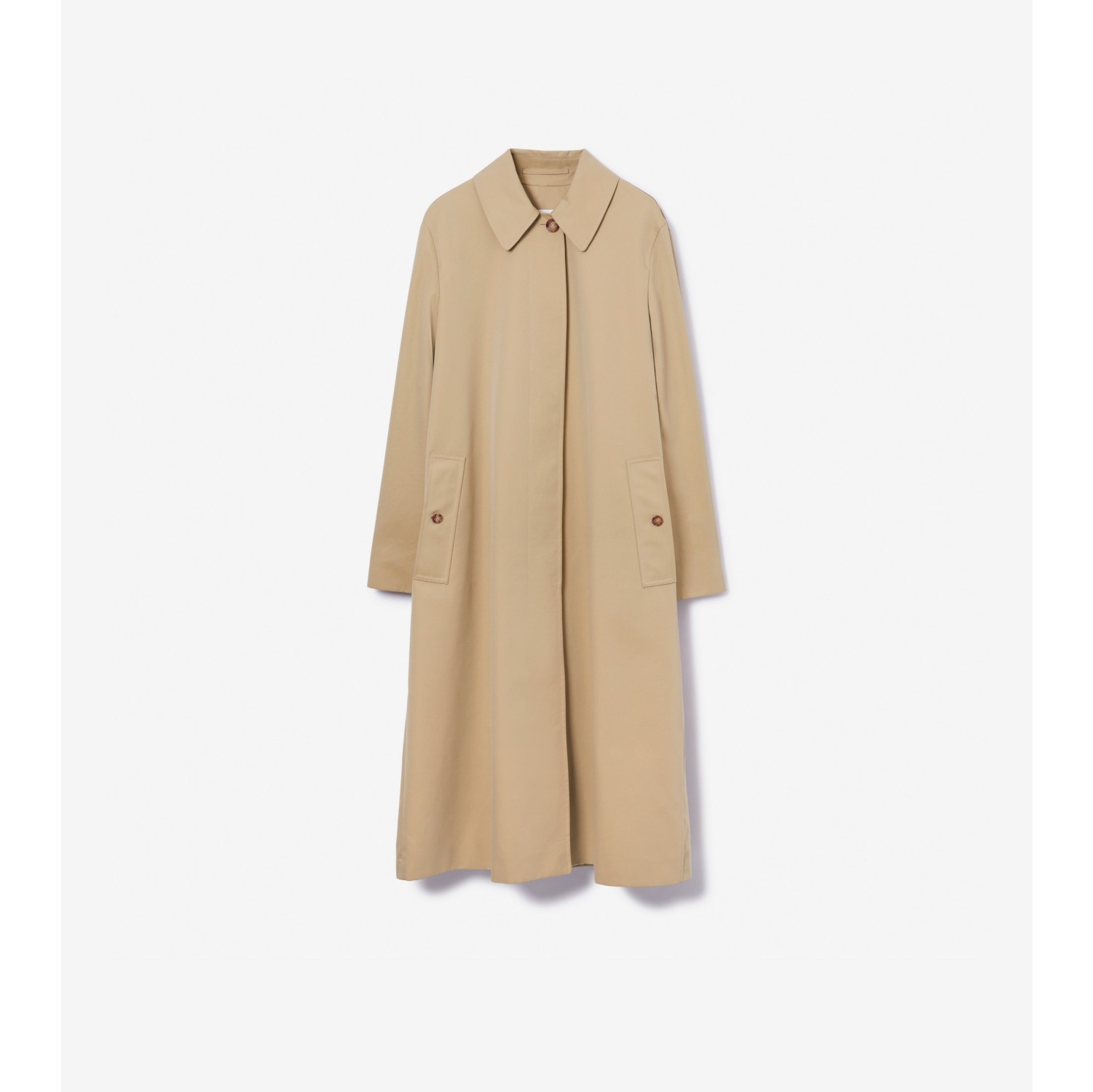 Long Lightweight Gabardine Car Coat
