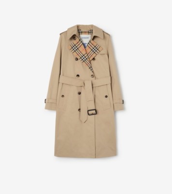 Long Gabardine Lakefield Trench Coat Honey Cotton ®
