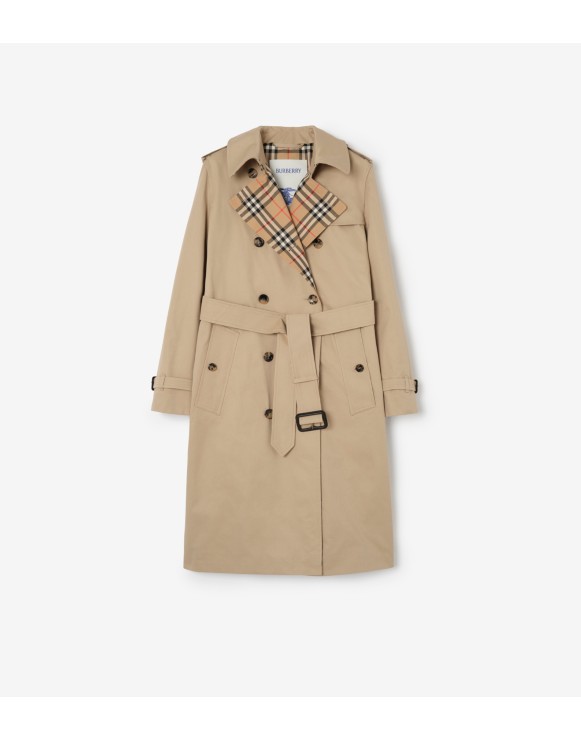 Long Gabardine Lakefield Trench Coat