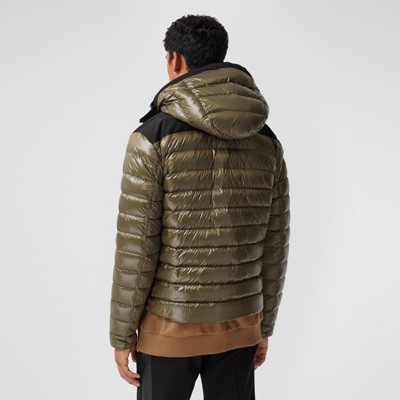 olive puffer jacket mens