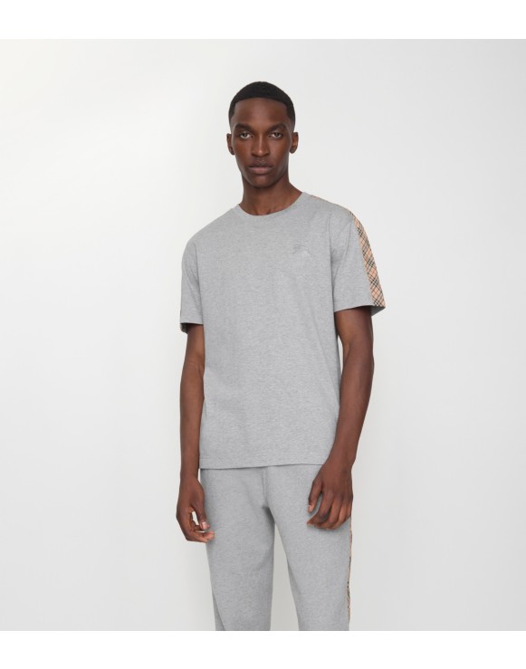 BURBERRY Tシャツ BURBERRY バーバリー クルーネックTシャツ ブラック メンズ