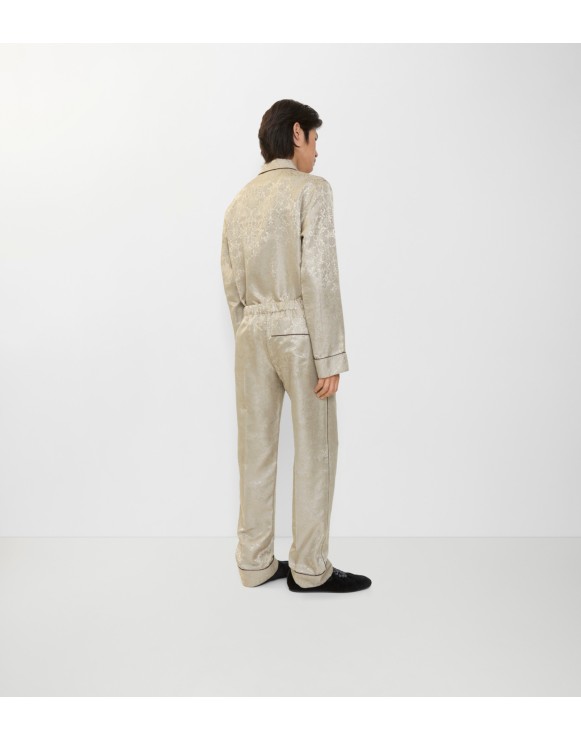 Pantalon pyjama en soie Sunflower