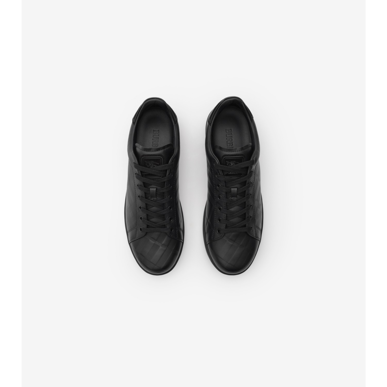 Embossed Check Leather Set Sneakers​