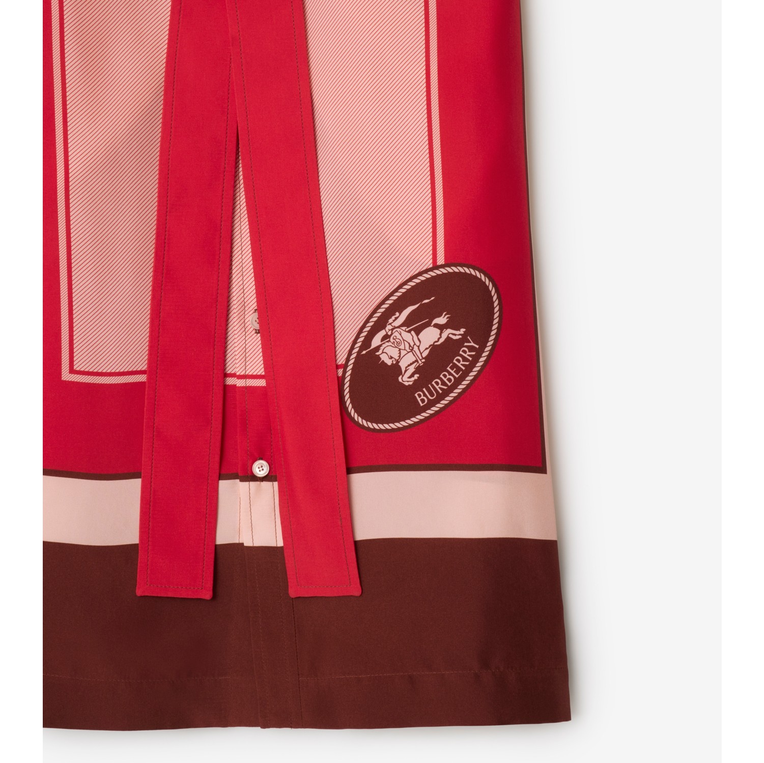 Robe chemise Box en soie Knight
