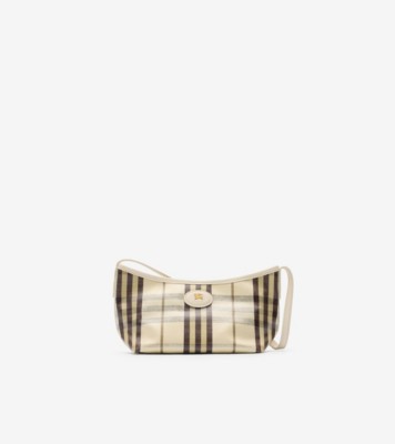 BURBERRY ベージュ ミニハンドバッグ ミニ ハイランド ショルダーバッグ​ (ライトベージュ) - ウィメンズ