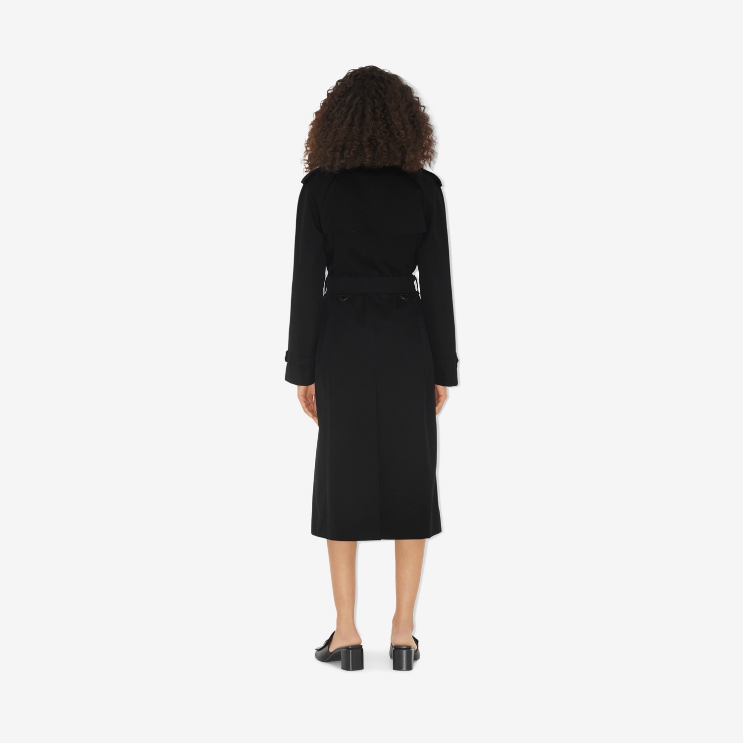 滑铁卢版型 – Heritage Trench 风衣 (黑色) - 女士 | Burberry® 博柏利官网