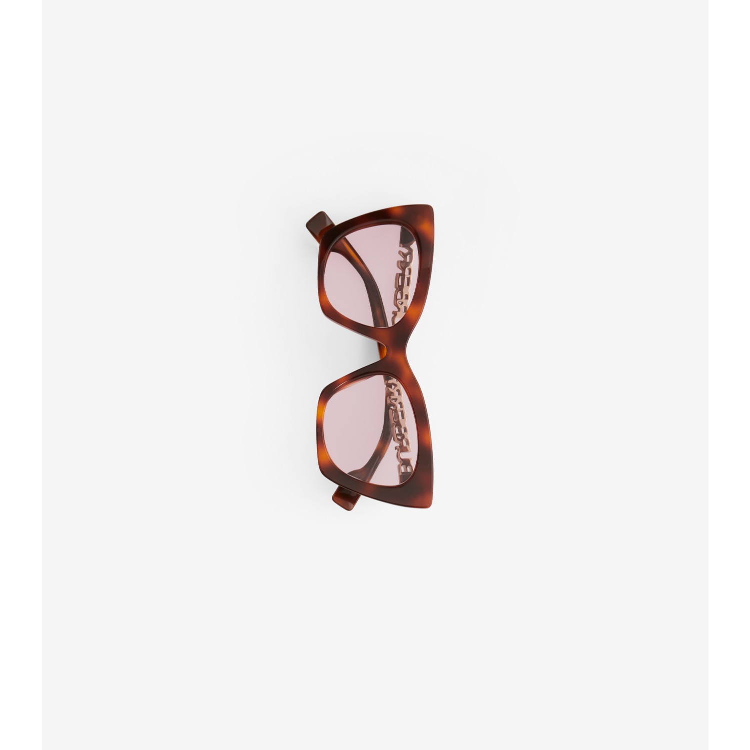 Logo Detail Cat-eye Frame Sunglasses in Warm tortoiseshell - Women |  Burberry® Official