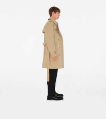 Mid-length Kensington Heritage Trench Coat in Honey - Men, Cotton Gabardine  | Burberry® Official