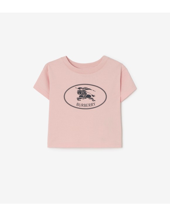 Knight Stamp Cotton T-shirt