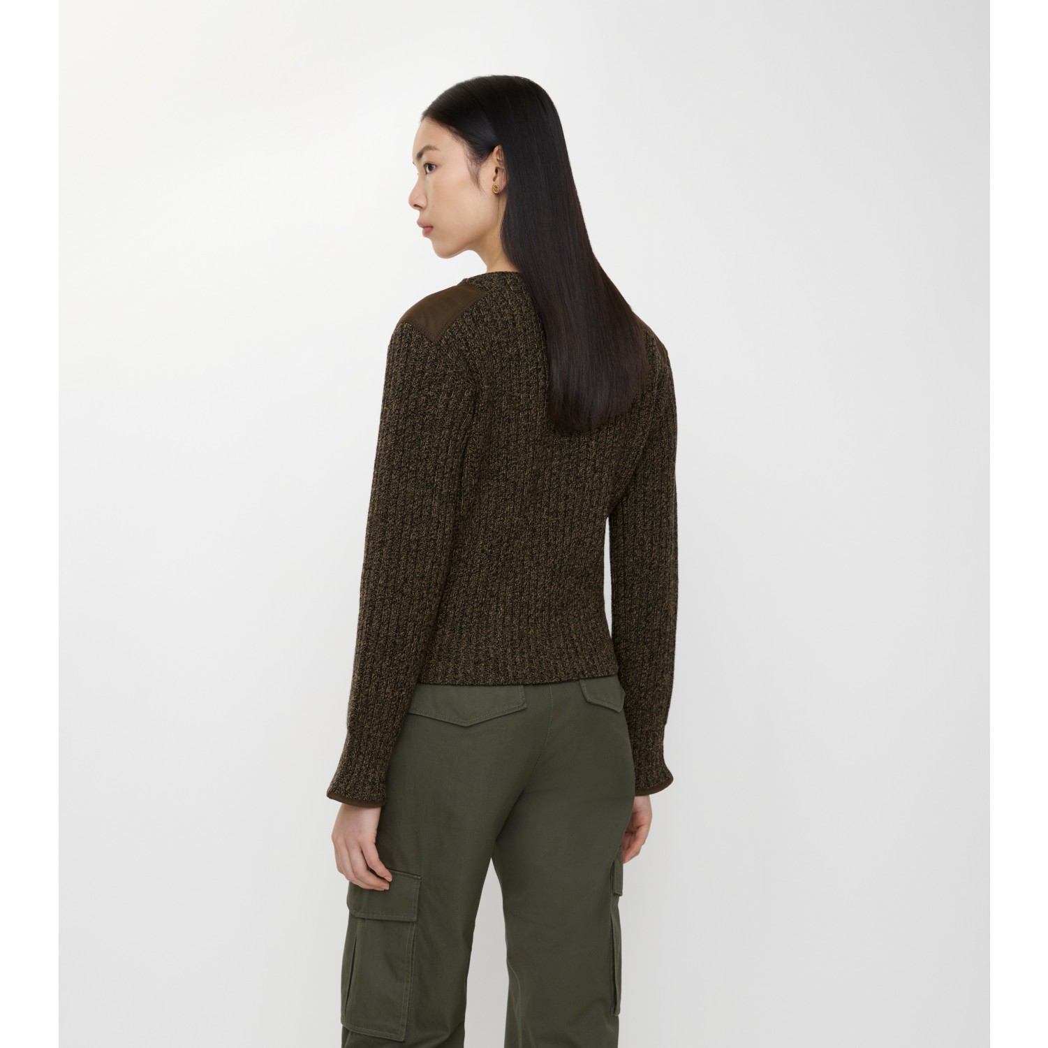 Wool Cashmere Sweater in Juniper green - Women | Burberry® Official