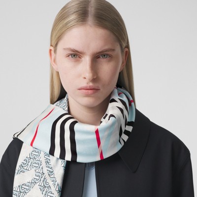 square burberry scarf