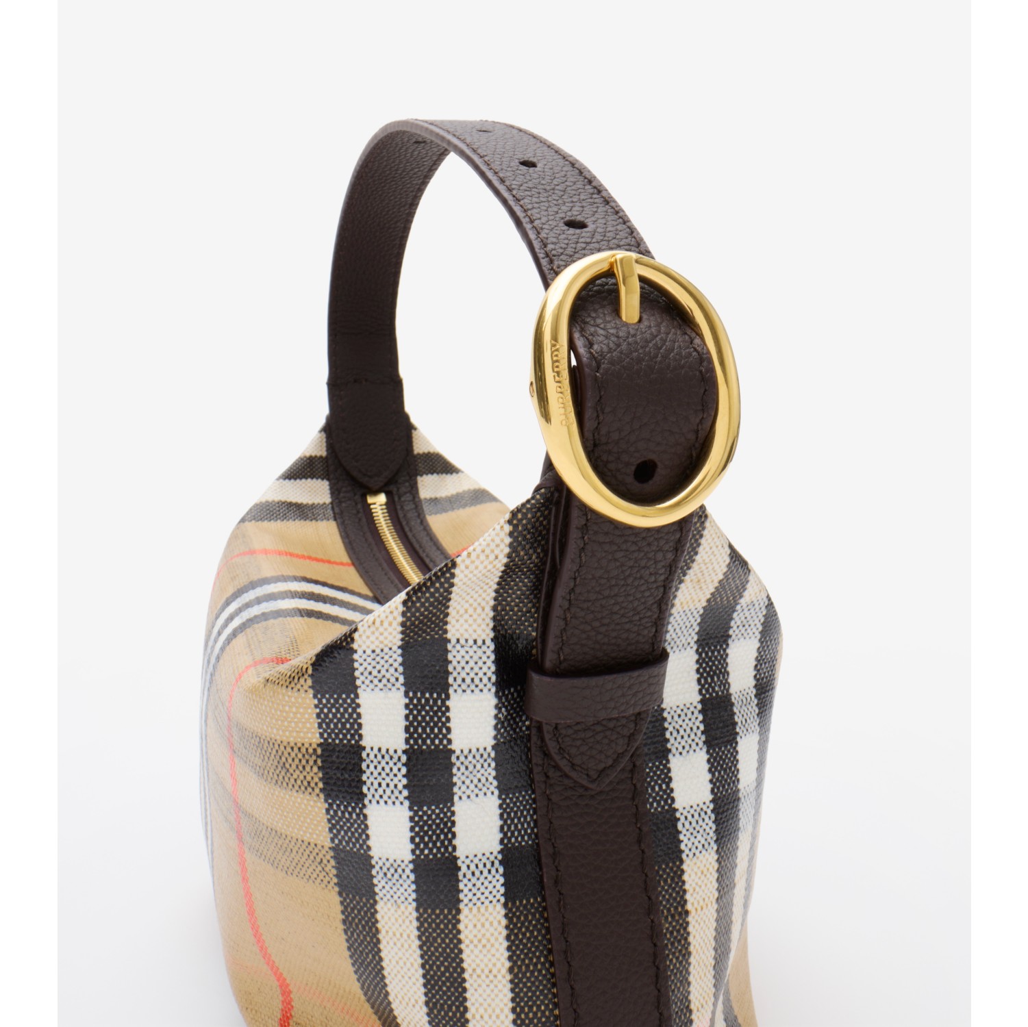 Mini Highlands Duffle Bag​ in Sand beige - Women | Burberry® Official