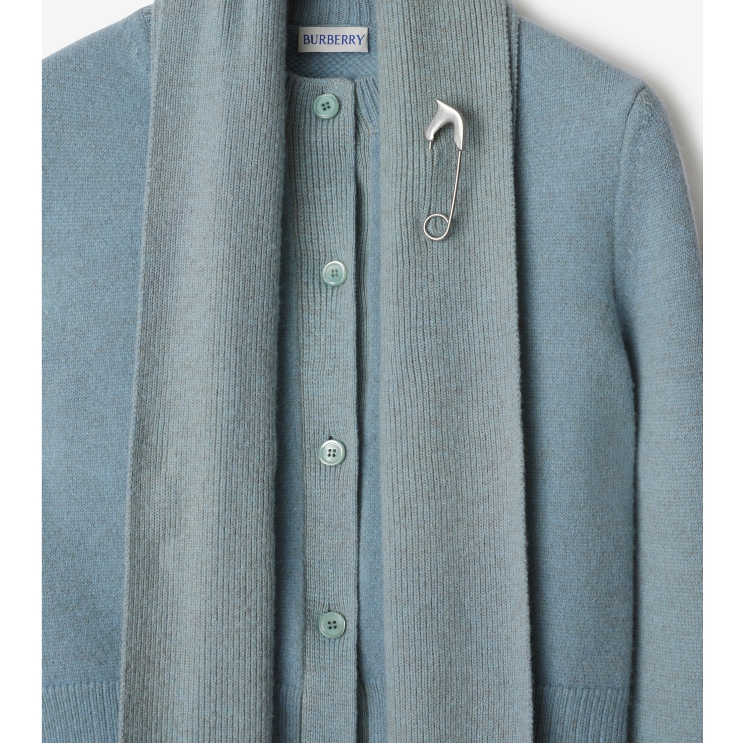 Scarf Wool Cashmere Cardigan