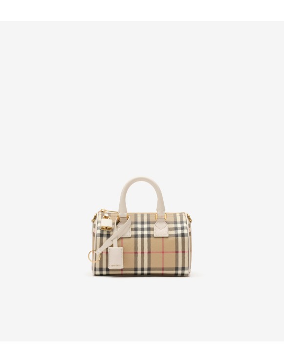 Mini Check Bowling Bag