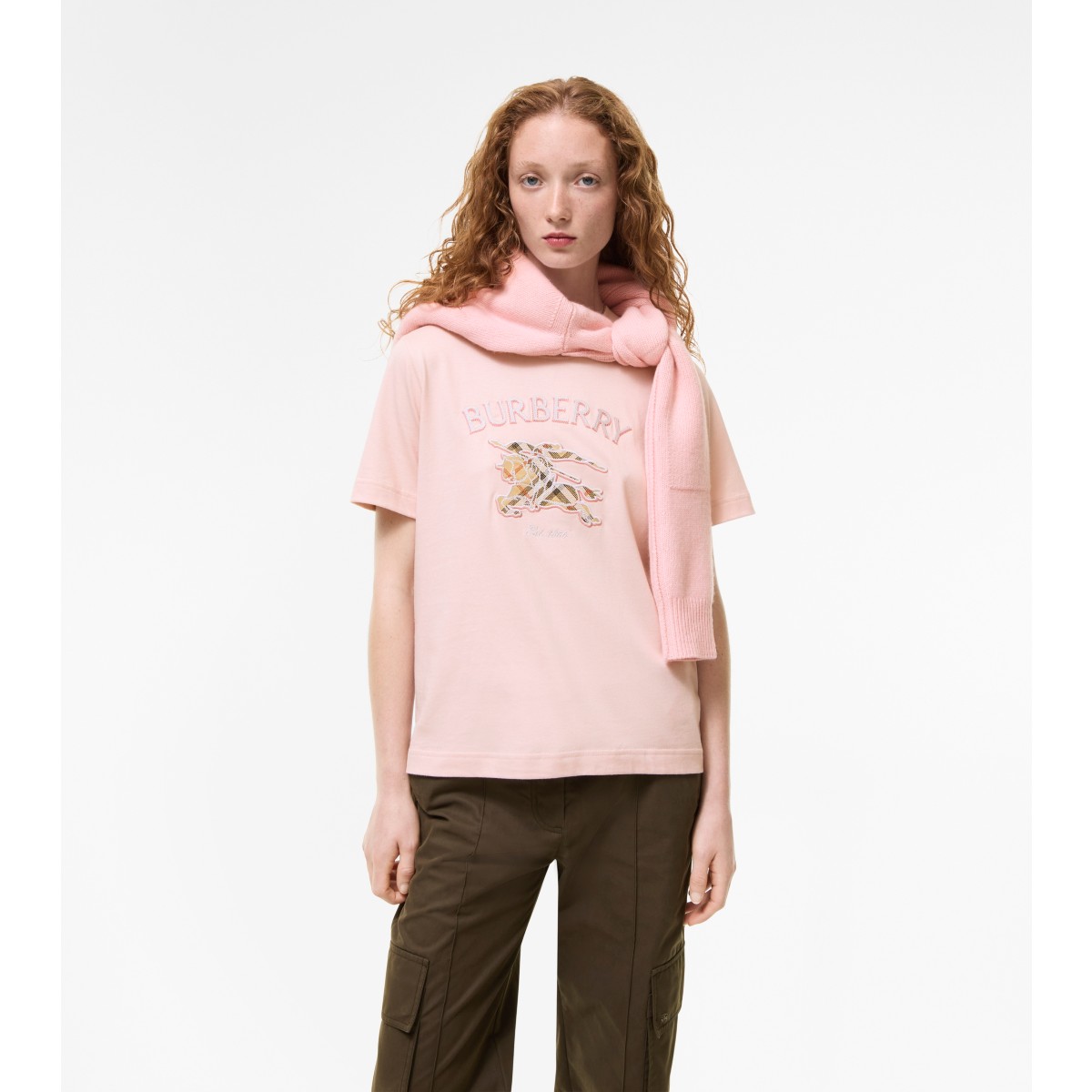  Check Knight Cotton T-shirt