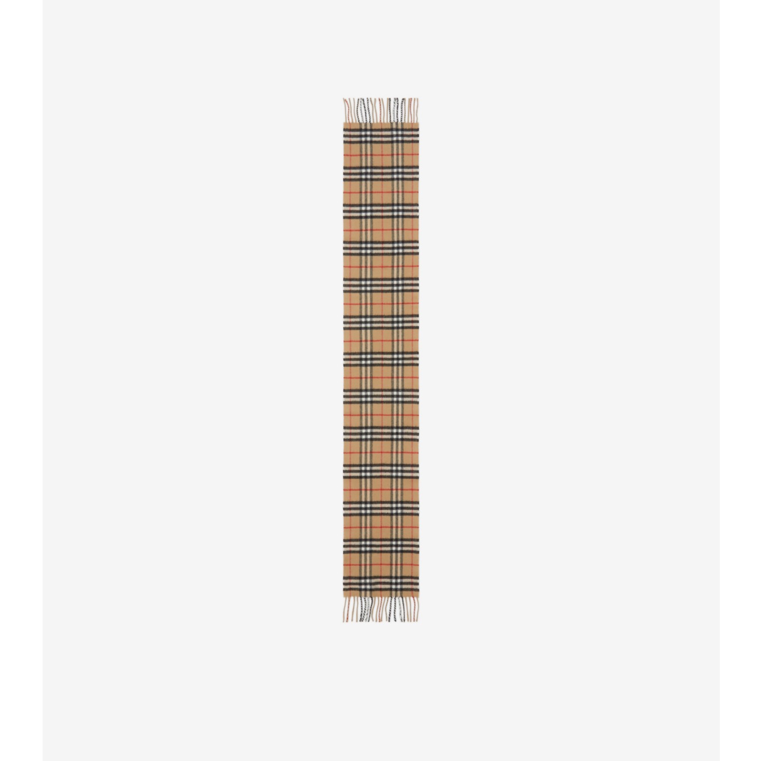 Burberry Cashmere Scarf With Classic Print. Simple But Essential, It Gives  A Casual Touch T In Beige