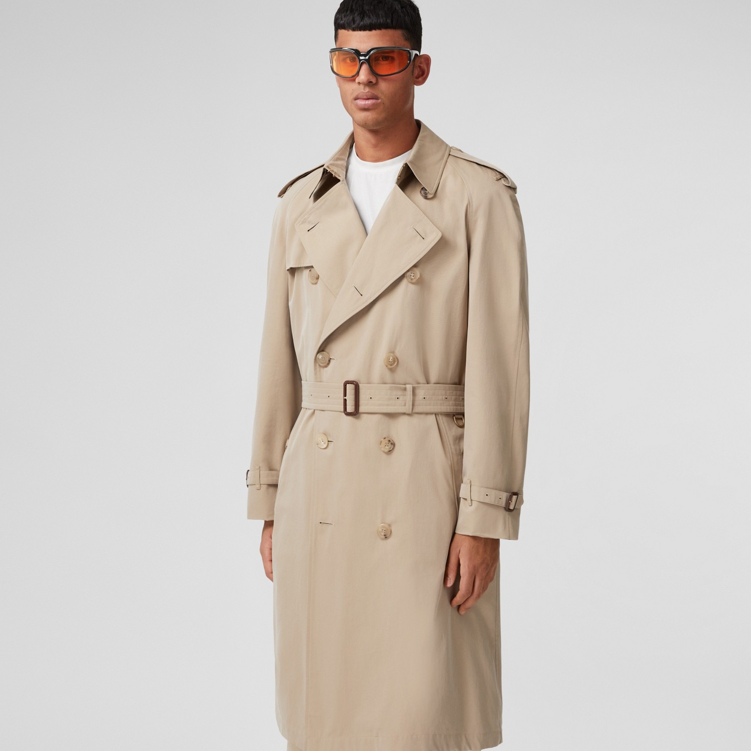 The Westminster - Trench coat Heritage (Mel) - Homens | Burberry® oficial