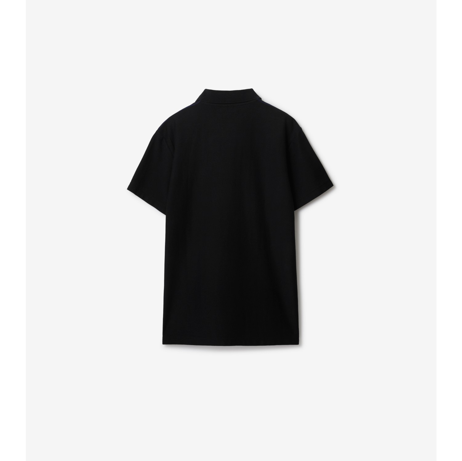 Cotton Polo Shirt in Black - Men | Burberry® Official