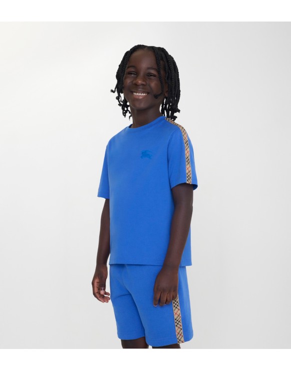 BURBERRY バーバリー キッズ 子供 Tシャツ 90 Burberry バーバリー Tシャツ 半袖 クルーネック ロゴ キッズ