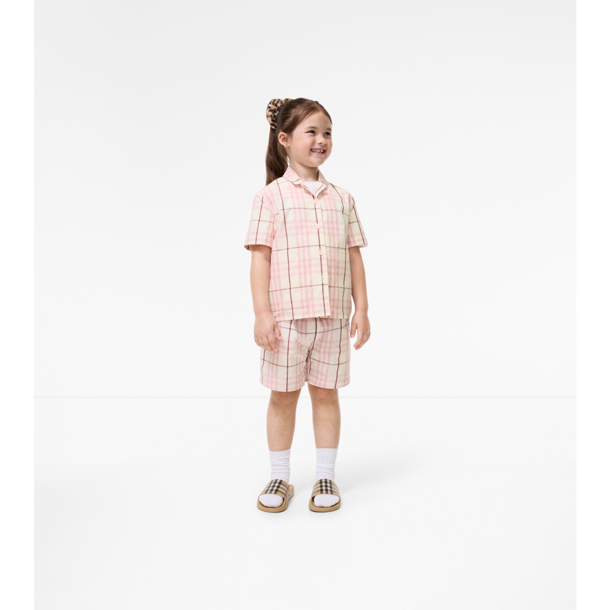 Check Cotton Shorts