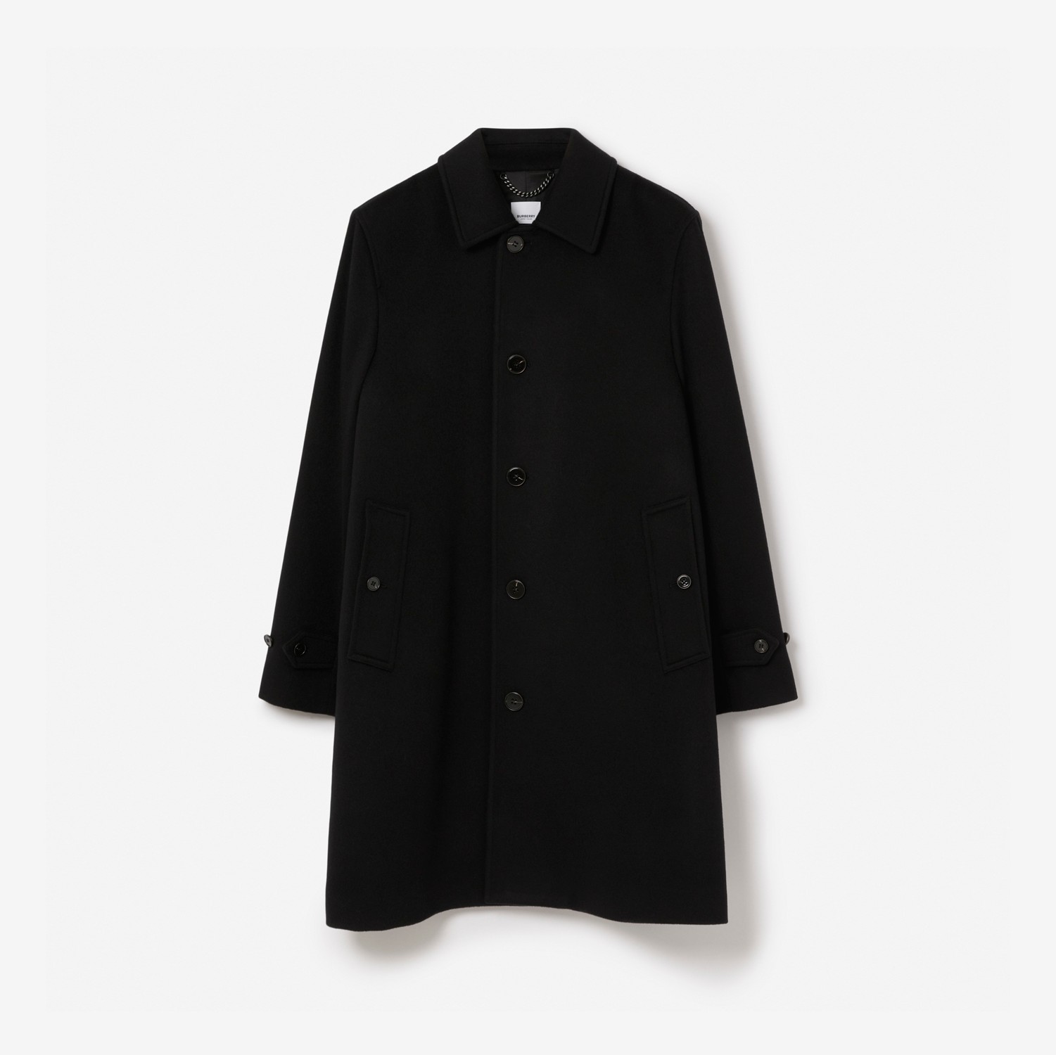 Cashmere Car Coat in Black - Men | Burberry® Official