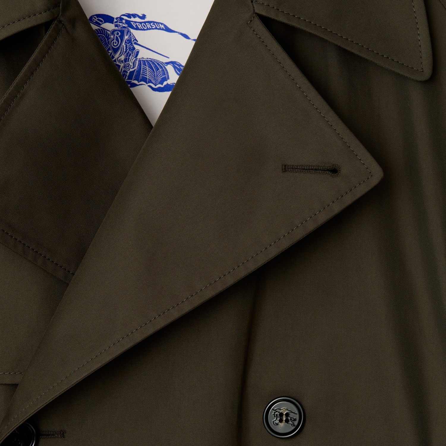 Short Castleford Trench Coat in Otter - Men, Cotton | Burberry® Official