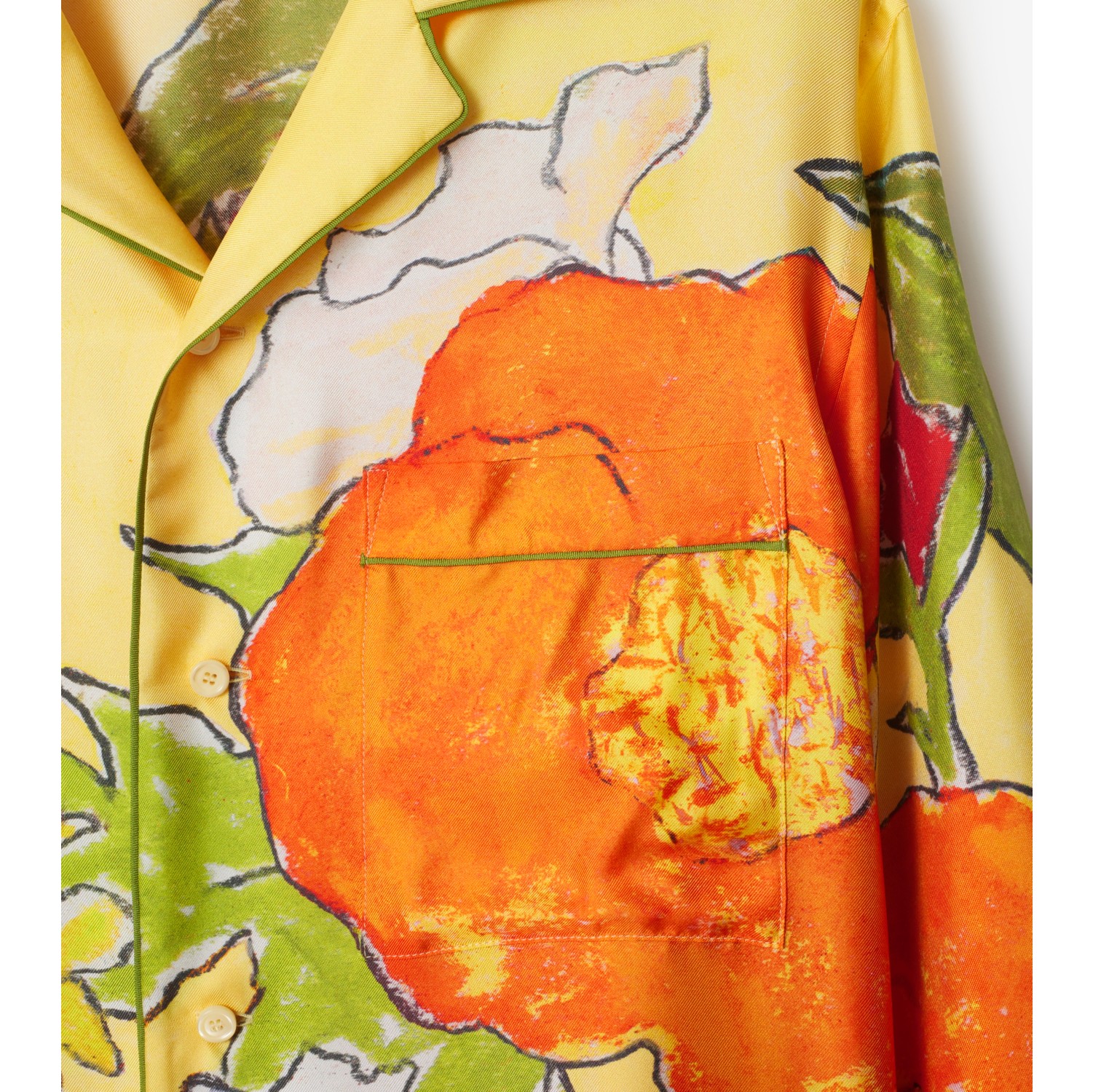 Highgrove Cascading Flowers Silk Pyjama Shirt