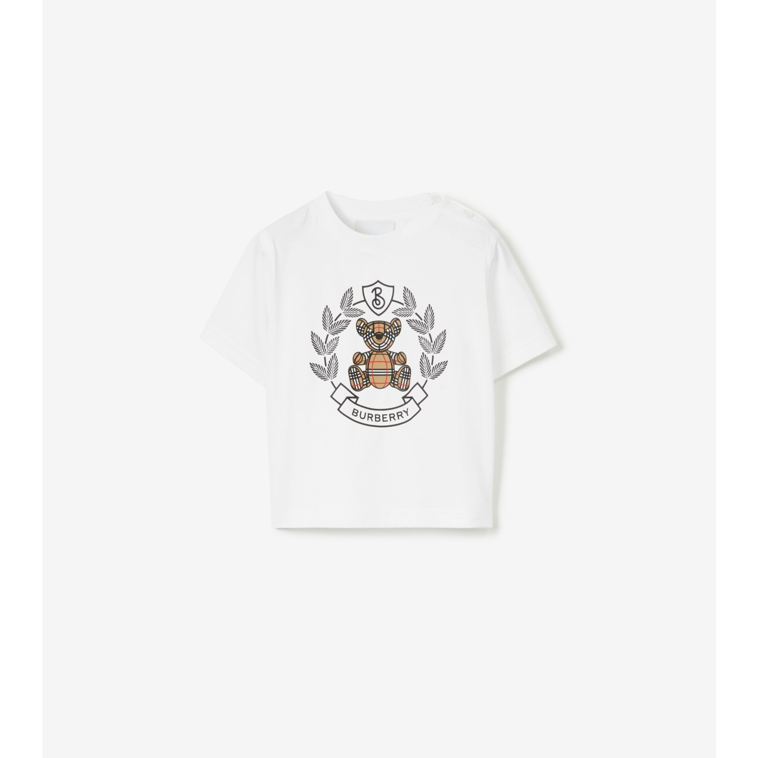 トーマスベアプリント コットンTシャツ (ホワイト) - チルドレンズ | Burberry®公式サイト