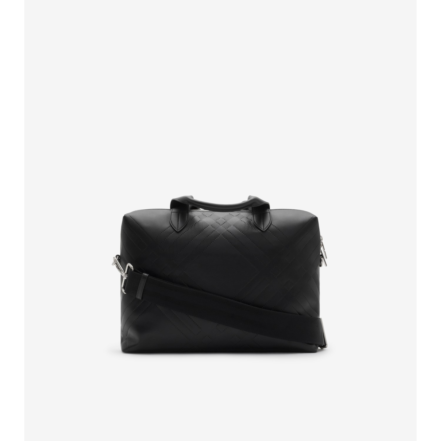 Embossed Check Briefcase - thumbnail 5