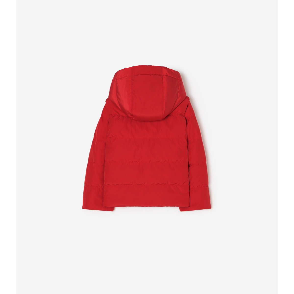  Check Detachable Sleeve Puffer Jacket